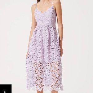 ASTR Lace A Line Midi Dress